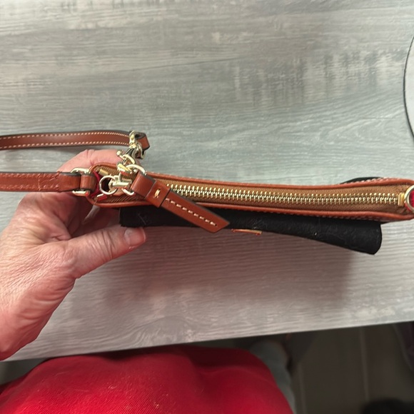 Dooney & Bourke black suede wristlet wallet. Never used. - Picture 3 of 8